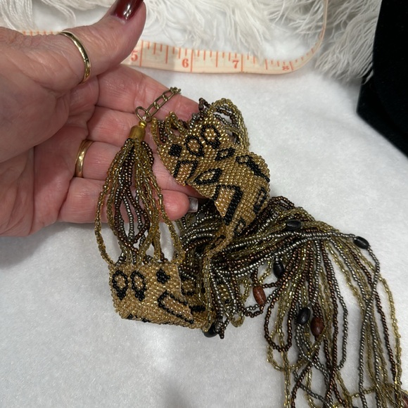 Aztec Native American multi strand beaded Necklace!  EUC!  No call outs! - Picture 8 of 10